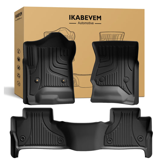 Compatible with 2015-2020 Chevy Tahoe/GMC Yukon Floor Mats - Custom Fit TPE Anti-Slip Floor Liners - All Weather Floor Mats for Chevrolet Tahoe/GMC Yukon 2015-2020 Car Accessories