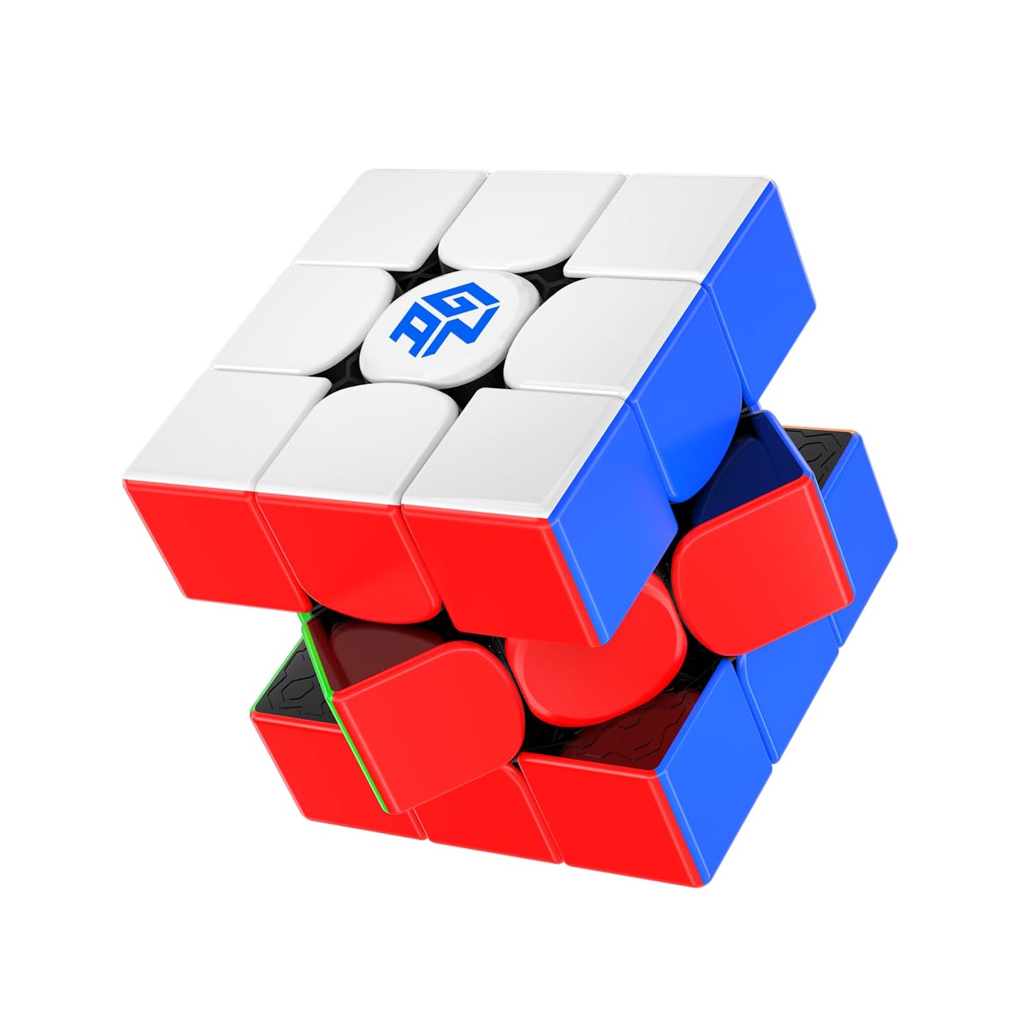 GAN 15 New Black UV Coated, GAN Cube 3x3 Magnetic Lightweight Speed Cube, Brain Teasers Puzzle for Kids and Adults, Ideally Combines Weight, Magnet and Structure, 59.5g