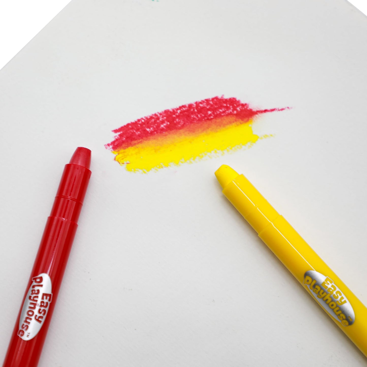 Shanghai Yiren Machinery Easy Playhouse: Tempera Paint Sticks - 48pk, Vibrant Color Set, Non-Toxic, No Mess, Washable, Water Soluble, Quick Drying, Art-Craft Supplies, Kids 3+