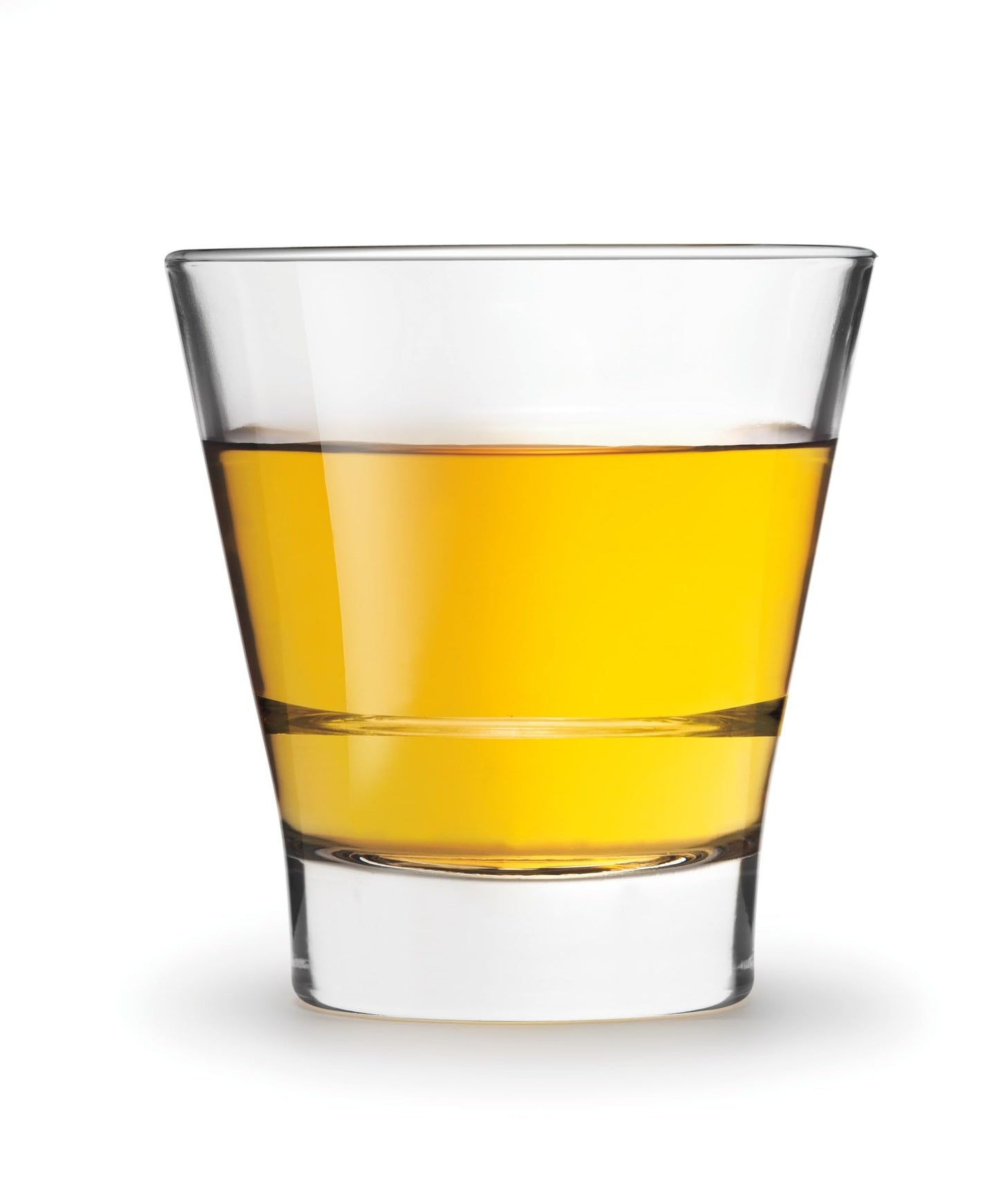 Libbey Endeavor Stacking Double Old Fashioned Glasses, 12 oz, Clear Drinking Glasses Set of 12, Modern Rocks Glass Set for Mixed Drinks and Spirits.