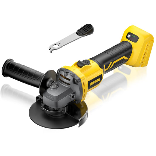 Angle Grinder Brushless fit DEWALT 20V Battery (No Battery), 6 Variable Speed Power Grinder 4-1/2", Cordless Angle Grinder Power Tools For Cutting Grinding Polishing (Tool Only)