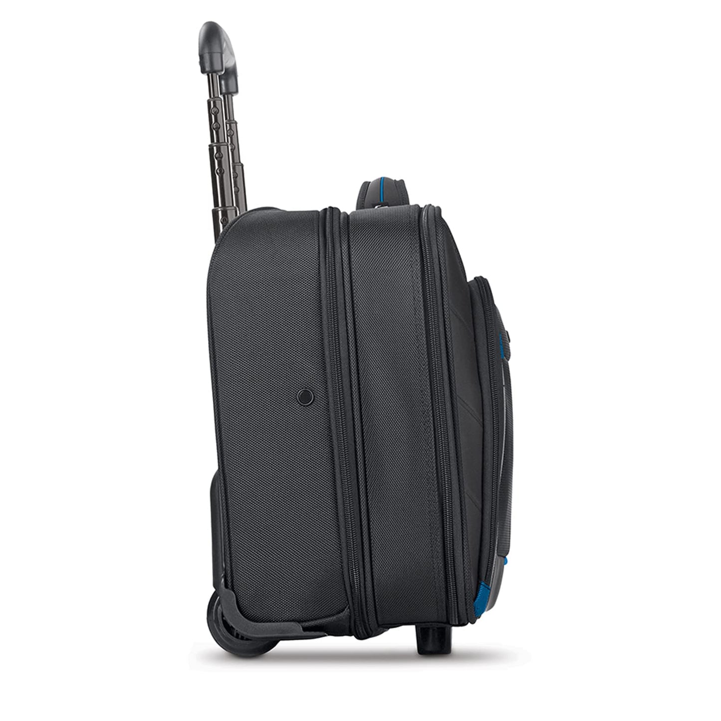Solo New York Active Rolling Overnight Laptop Bag. Business Travel Rolling Overnighter Case for Women and Men. Fits up to 16 inch laptop - Black, 15" x 16" x 7" (TCC902-4/20)