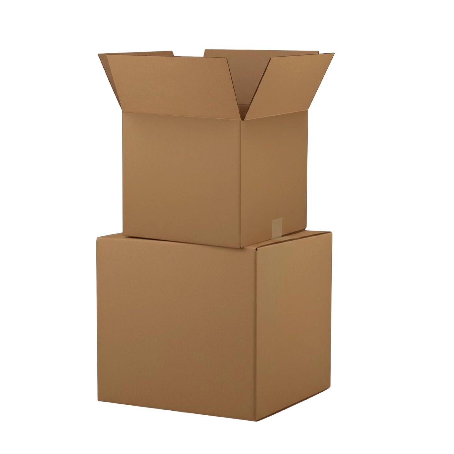 The Boxery Cube 14 x 14 x 14-inch Corrugated Cardboard Boxes, Medium | Pack of 25 for Shipping, Moving, and Storage, Curbside Recyclable, Strong Wholesale Bulk Boxes