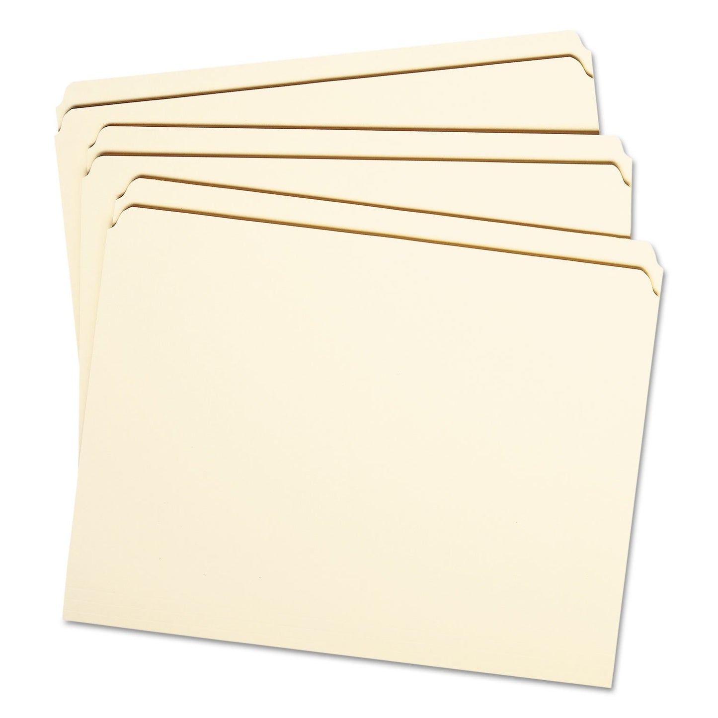 Smead File Folder, Reinforced Straight-Cut Tab (Not Undercut), Letter Size, Manila, 100 per Box (10310)