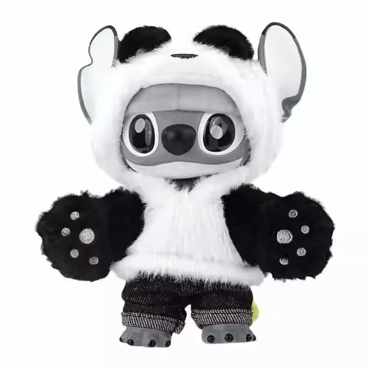 MINISO Disney Stitch GenZ Street Panda Clothes Collection Vinyl Plush Figure Model Random Design Toy Collectible Toy for Home Decor Birthday Gifts