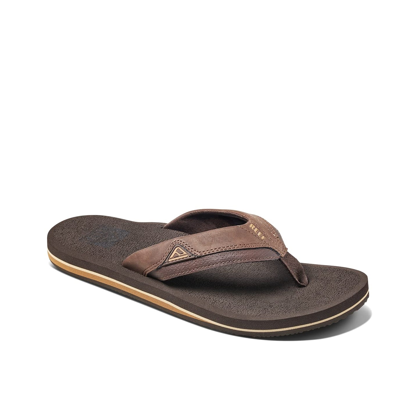 Reef Cushion Dawn Mens Flip Flop, Instant Comfort Ultra Soft Footbed, Brown, 11