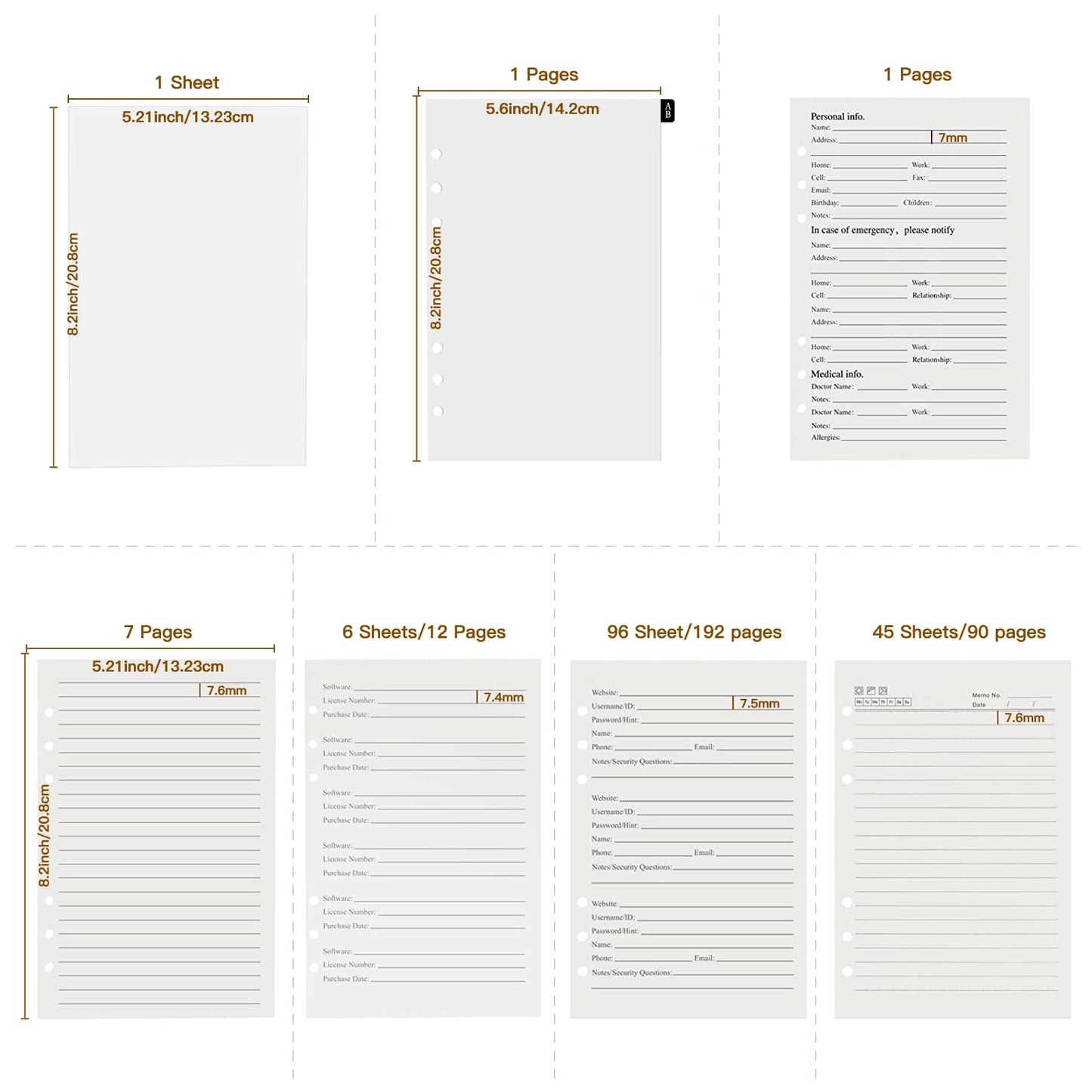 BTSFTOGET Password Book with Alphabetical Tabs & Lock, 302 Pages Leatherette Hardcover Internet Address Keeper Logbook, Refillable Pages, 576 Entries Large Print for Seniors Home Office, A5