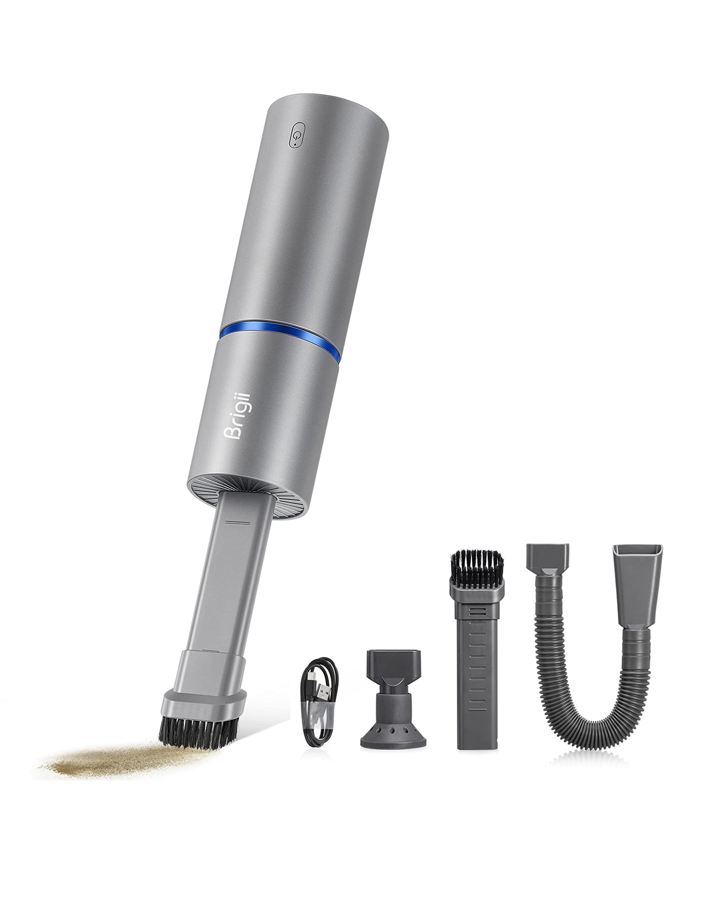Brigii Mini Handheld Vacuum Cordless, 3 in 1-Car Vacuum & Air Duster & Hand Pump, Portable Rechargeable Cleaner for Car Interior, Small Spaces, Crevices-Y120 Pro