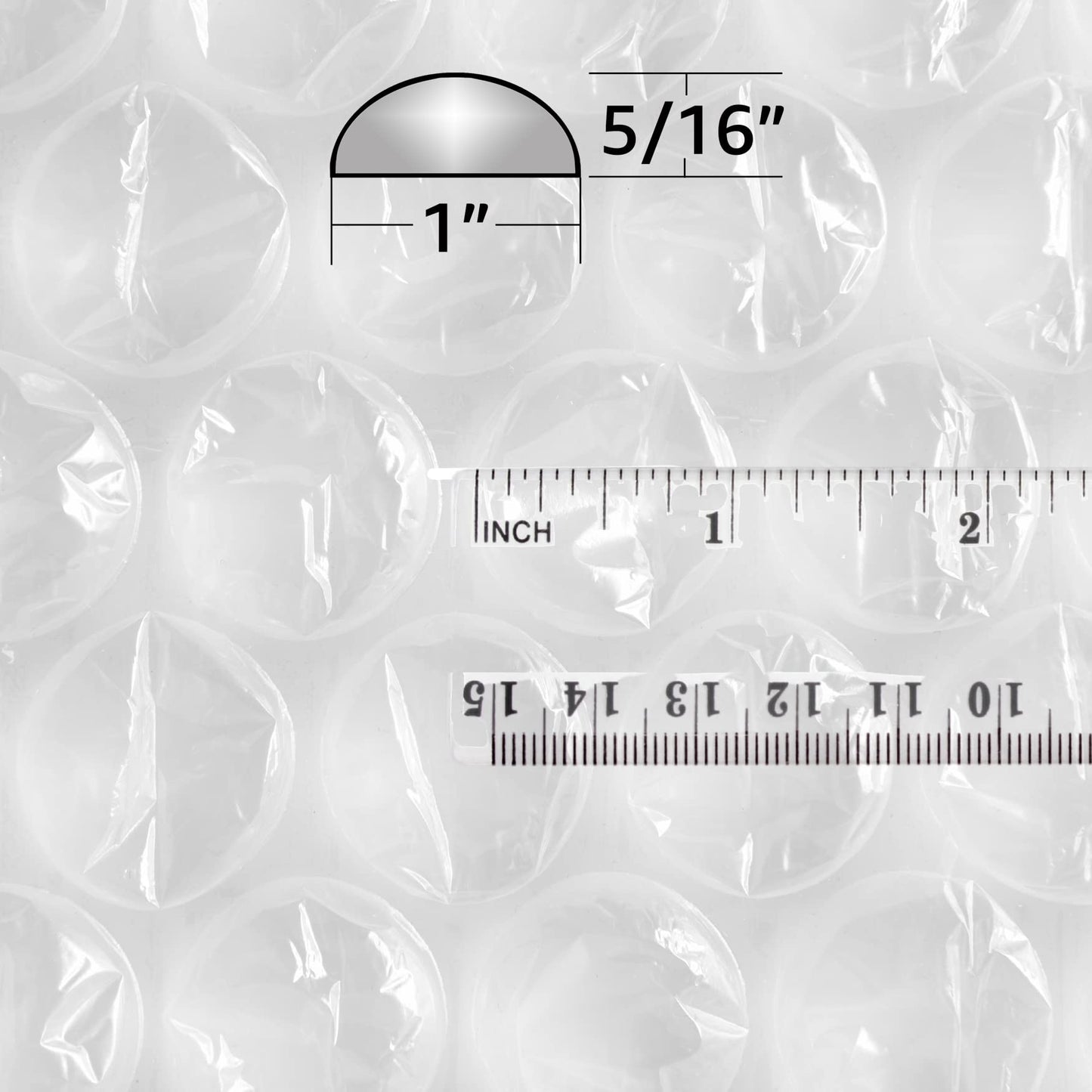 Bubble Cushioning Protective Packaging Medium, 5/16" (24" Wide x 100' Length), Packing Wrap For Moving, Shipping, Storage, Cushioning Supplies