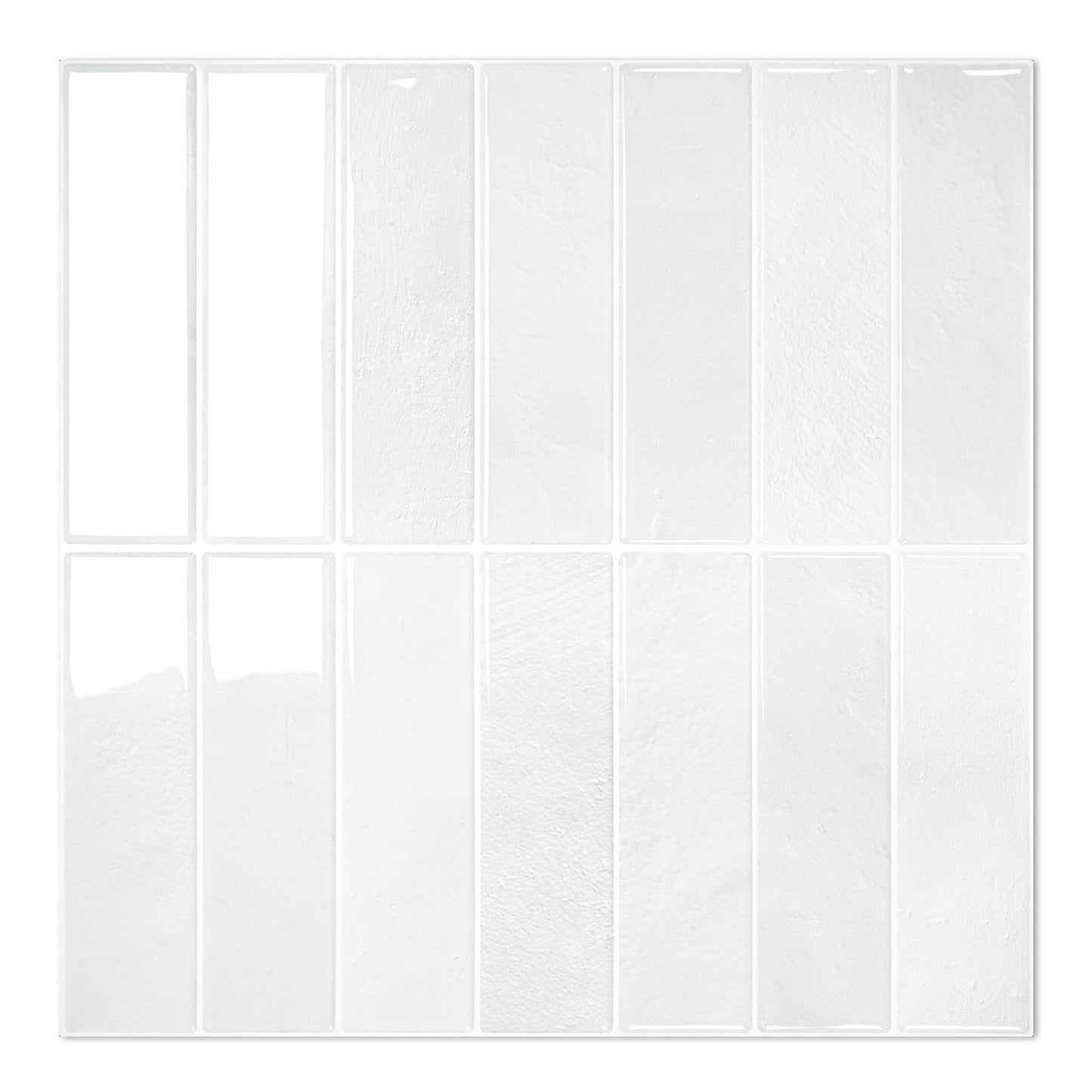STICKGOO 10-Sheet Peel and Stick Backsplash Tile, Self Adhesive Vinyl Wall Tiles, Stick on Backsplash for Kitchen and Bathroom(Thicker Design)