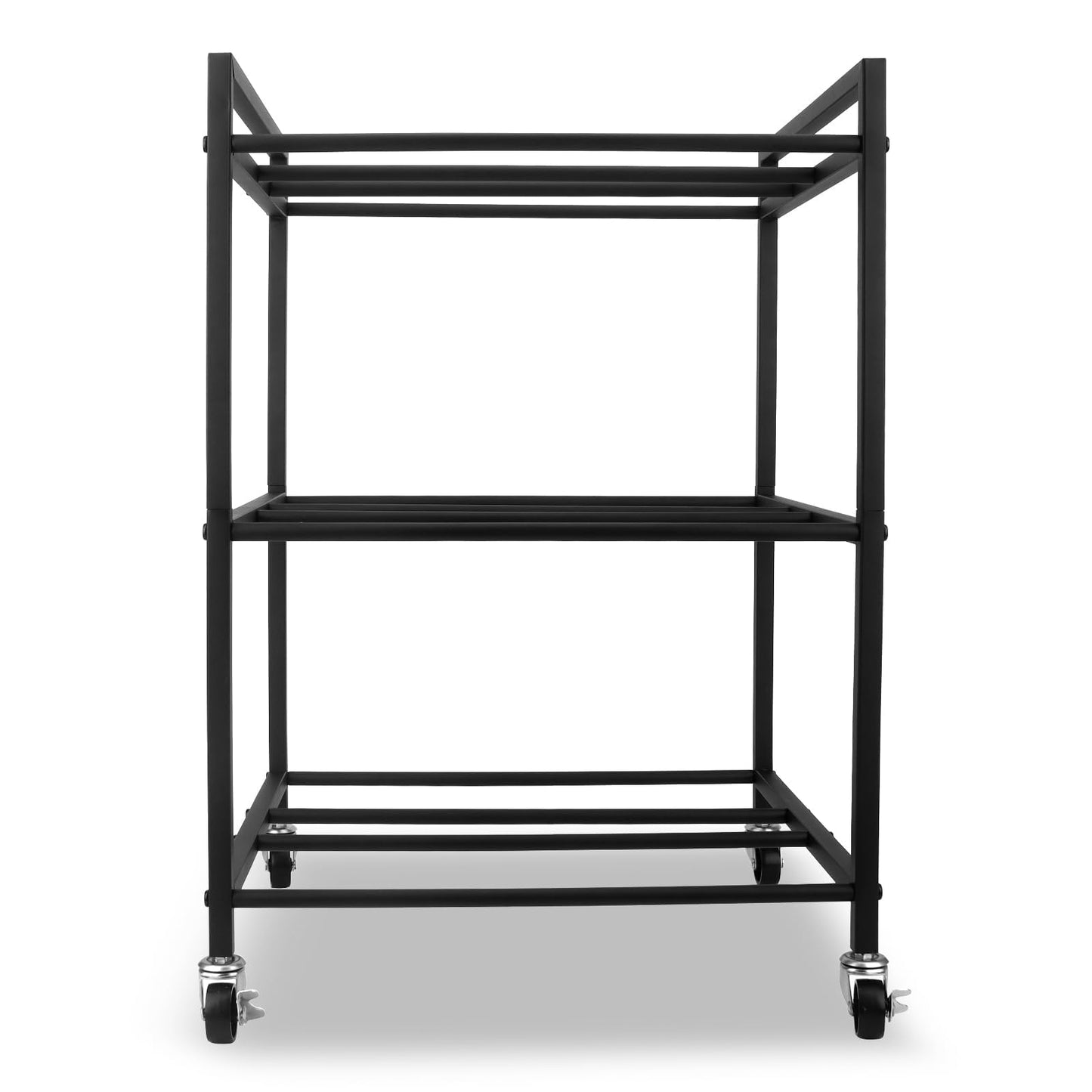3D Printer Filament Storage Rack, 360 Rolling Spool Holders with Wheels, Heavy Duty Metal Shelf for PLA/ABS/TPU Filaments