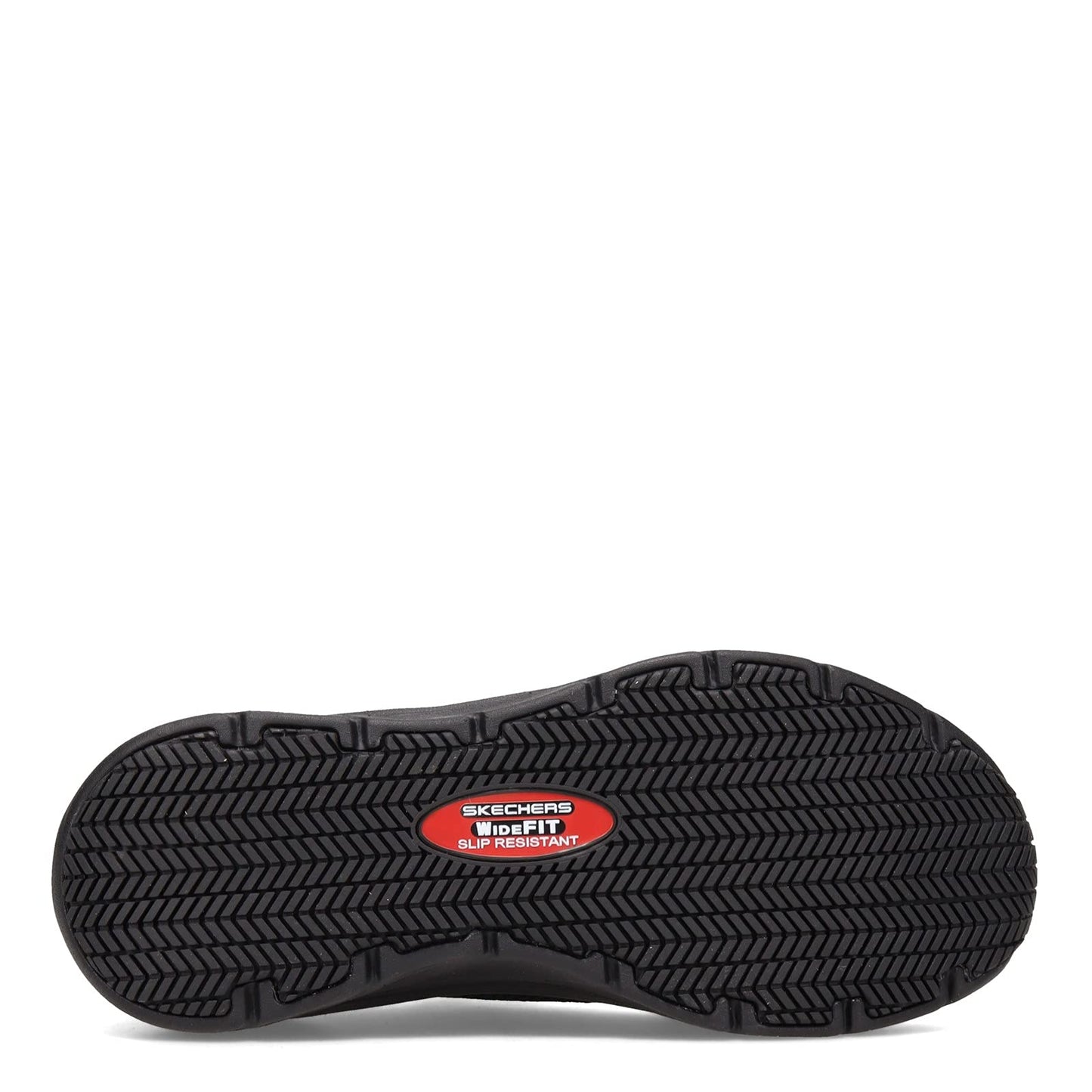 Skechers Women's Work Relaxed Fit: D'Lux Walker SR - Ozema Slip-On Sneakers, Black, 7.5 Wide
