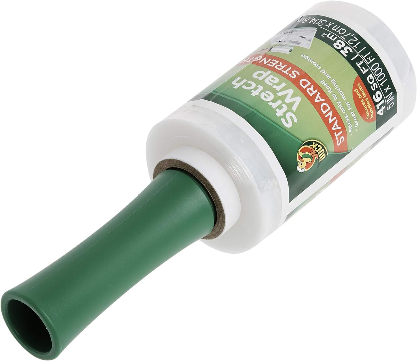 Duck Brand Stretch Wrap Roll, Clear, 5 inches by 1000 feet, 285849, Set of 6