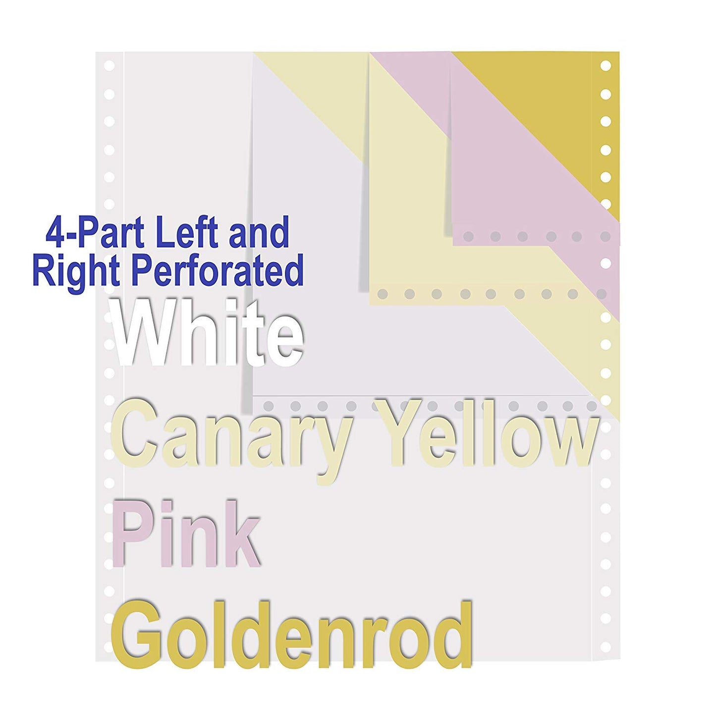 Biztek Continuous Computer Paper 9 1/2 x 11 Blank White Clean Edge 1 Part 20 lb. 92 bright Carton | 2,400 sheets