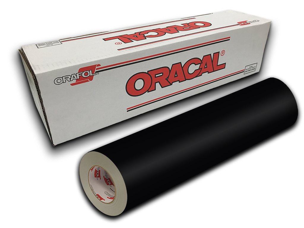 ORACAL 651 Black Gloss Vinyl – Permanent Vinyl for Stickers, Signs, Decals, Labels & Crafting Projects (24" x 30ft)