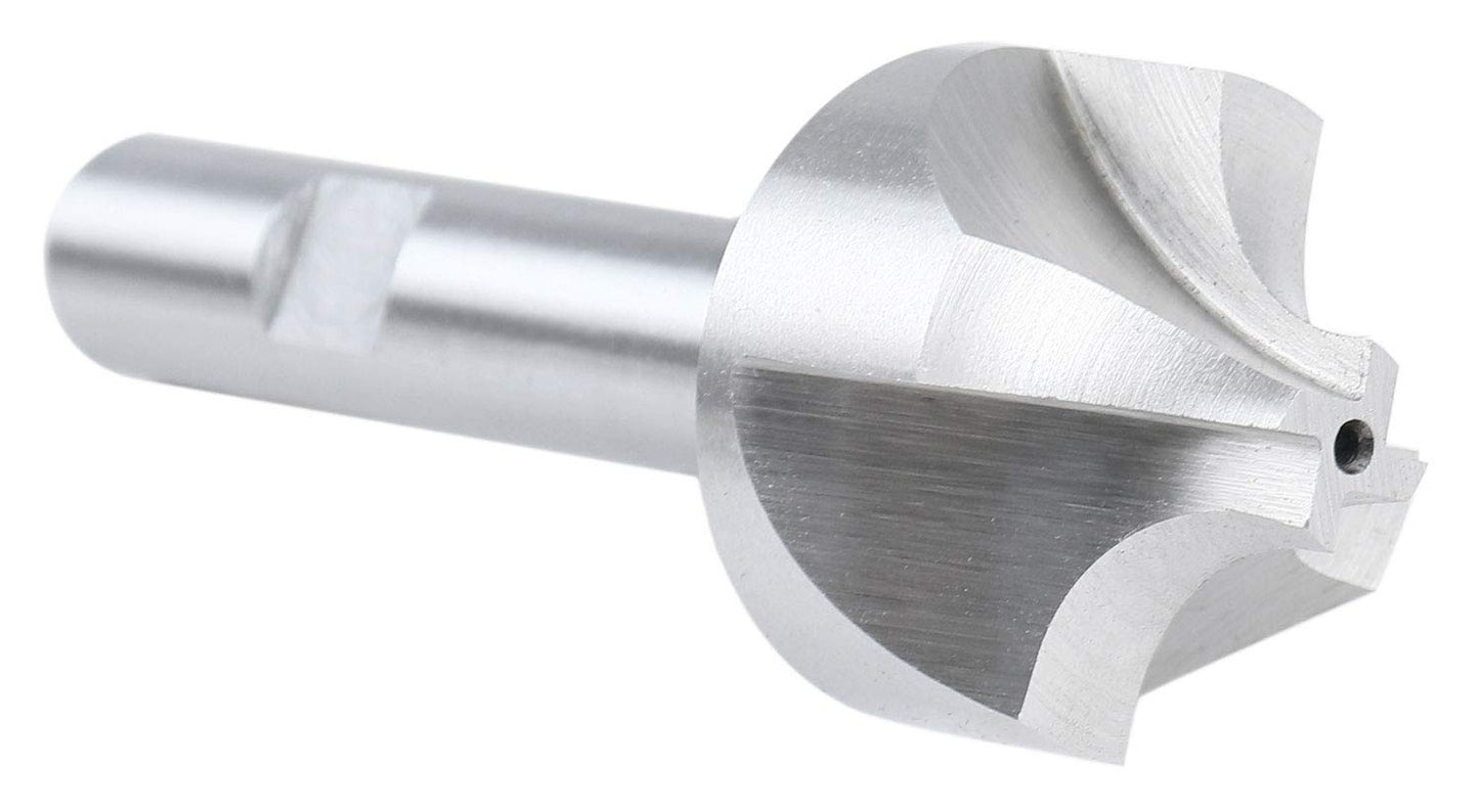 Accusize Industrial Tools H.S.S. Corner Rounding End Mill Set Size from 1/16'' to 3/8'', 8 Pcs, 1011-0008