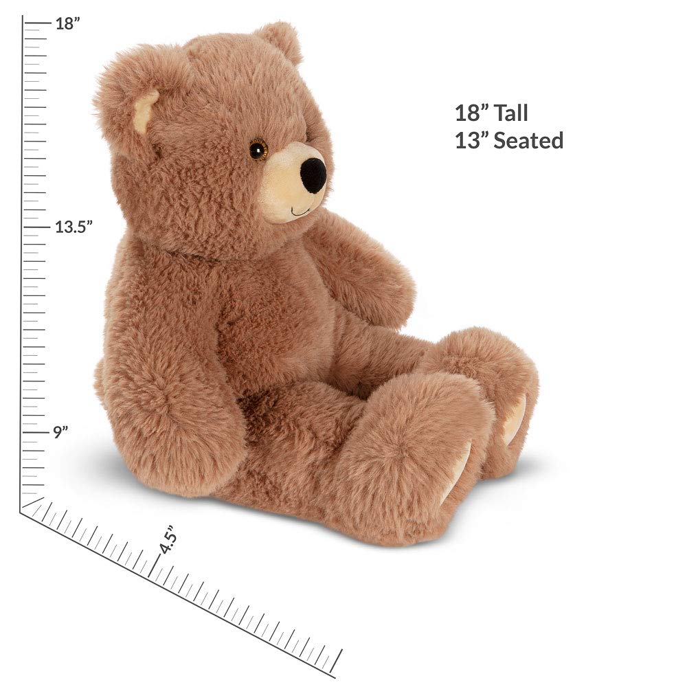Vermont Teddy Bear Cuddly Soft – Brown Bear Stuffed Animal, Oh So Soft, 18 inch