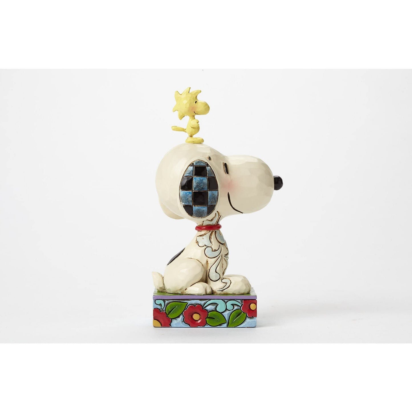 Enesco Peanuts by Jim Shore Snoopy and Woodstock My Best Friend Personality Pose Figurine, 5 Inch, Multicolor