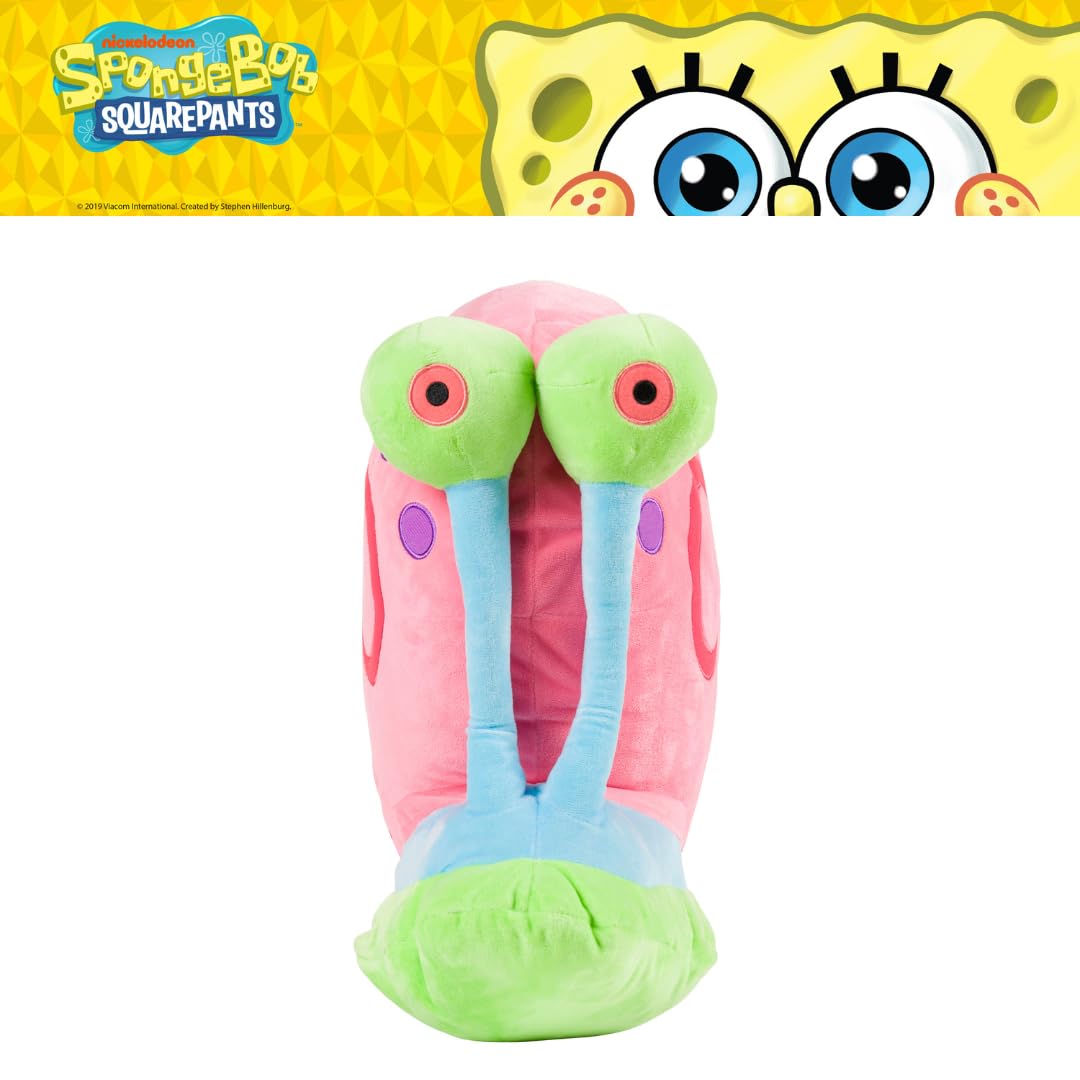 Spongebob Squarepants Gary Plush Cuddly Cuddle Pillow, Super Soft & Cozy, 16.50" Tall, (Officially Licensed Product) by Franco Collectibles