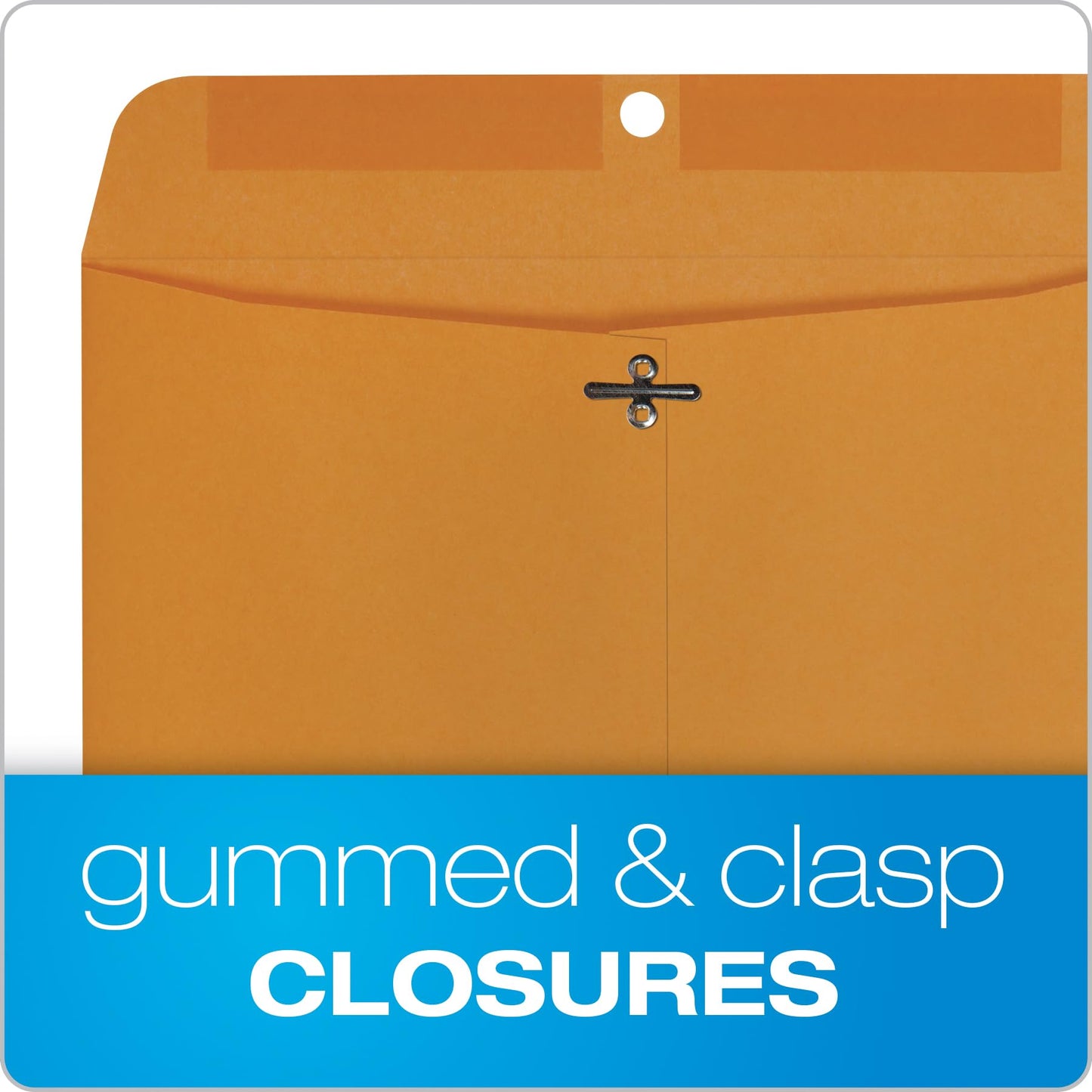 Columbian 10 x 13 Clasp Envelopes, Gummed, 28 lb Brown Kraft, for Mailing Flat Letter Size Documents or Photos, Bulk Pack, 30 Per Pack (COLO405)
