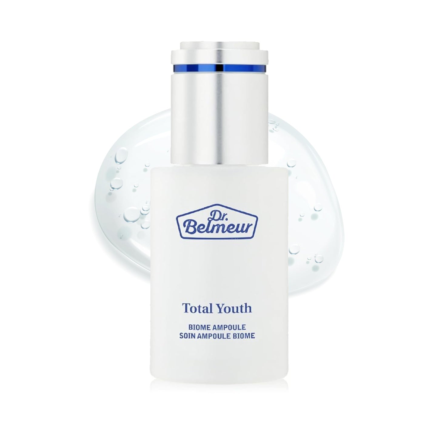 Dr. Belmeur Total Youth Biome Ampoule (1.2fl oz) - Premium Serum for Wrinkles, Elasticity & Hydration. Korean Skin Care by LG Beauty. Collagen, Panthenol, Niacinamide, Licorice.