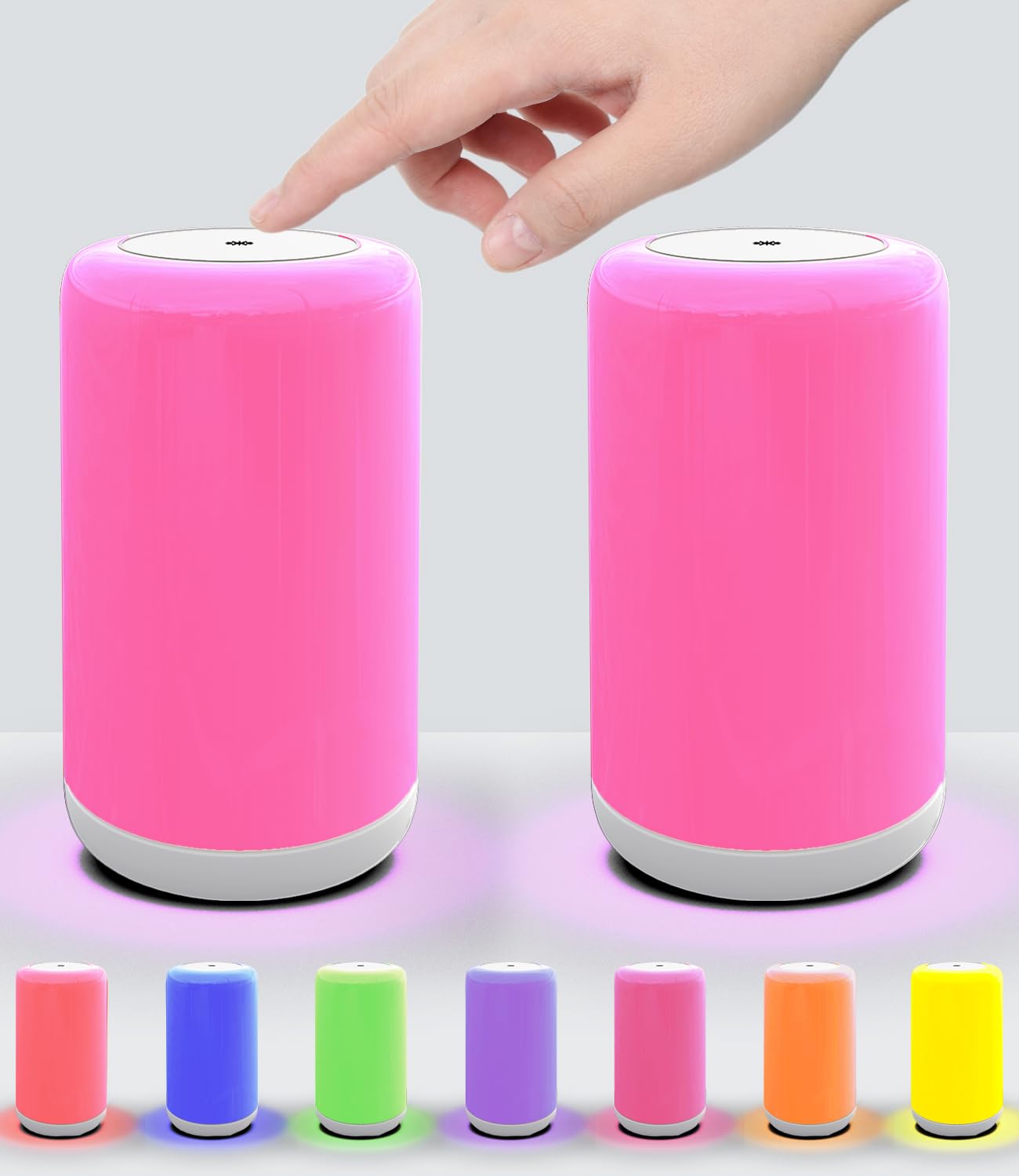 Long Distance Touch Lamps- App Touch Lamps to Keep in Touch and Express Your Miss with Relatives Friends Lovers Classmates etc, No Time or Location Limit - Set of 2