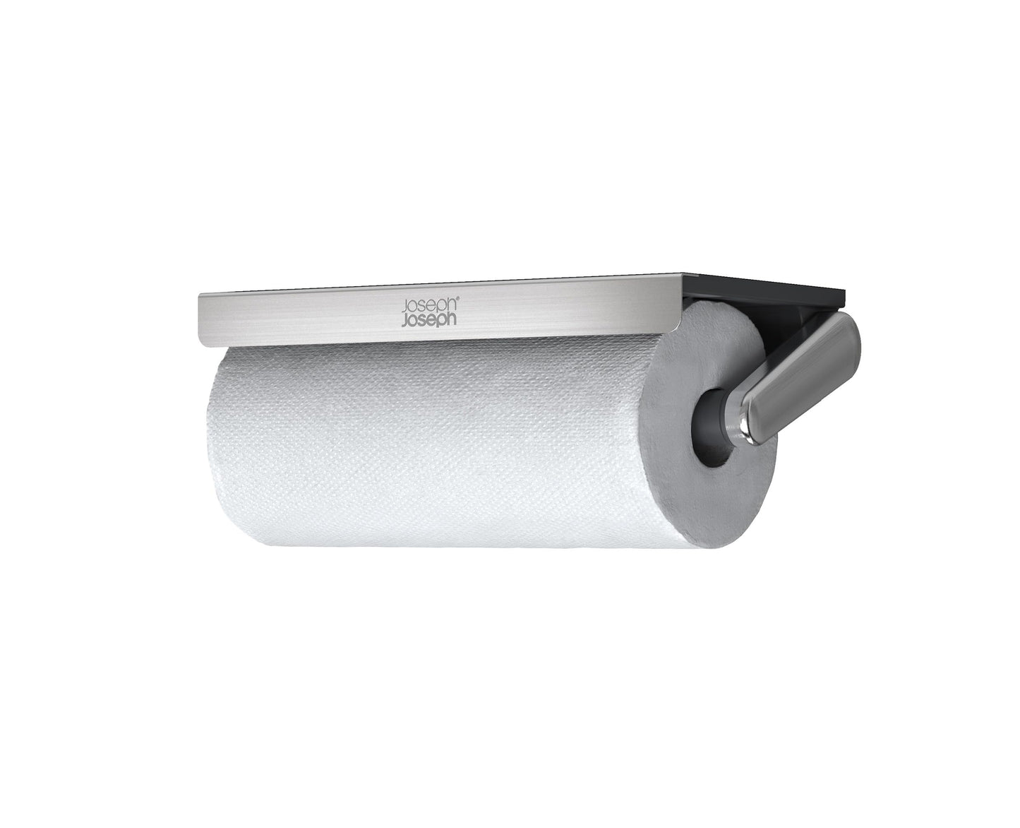 Joseph Joseph RollGrip Under Cabinet Paper Towel Kitchen Roll Holder, Space-Saving, Fits up to 5.5" Diameter Rolls