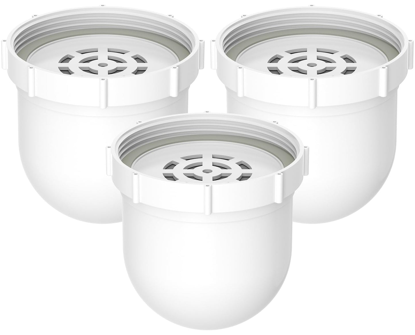 Water Pitcher Replacement Filter Compatible with Clearly Filtered No.1 Filtered Water Pitcher, High-Efficiency Coconut Shell Activated Carbon for 365+ Contaminants, 3 Pack Filters + 1 Pre-rinse Bag