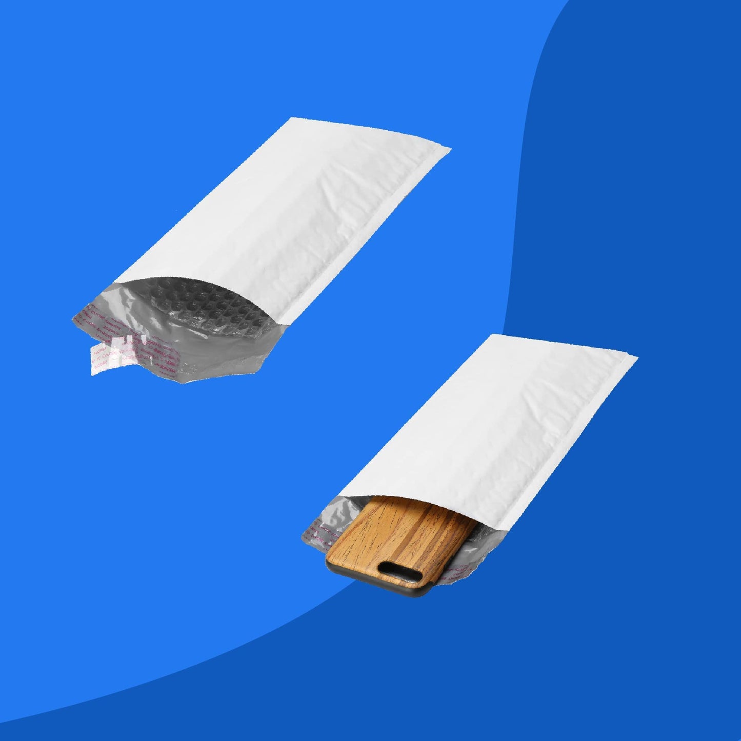 The Boxery 10.5x16" #5 Poly Bubble Mailers 100 Pack, Padded Envelopes, Self Seal, Waterproof Shipping Bags for Shipping & Packaging