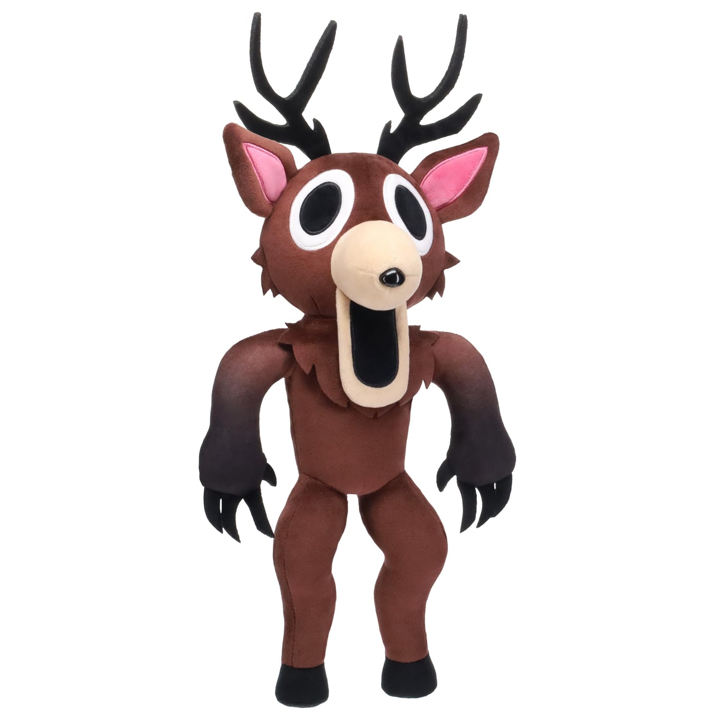 PhatMojo 99 Nights in The Forest — 12.5” Deluxe Plush — The Deer — Series 1 — Includes DLC Codes Redeemable on Roblox — Floppy Stuffed Animal Plush Toy — Officially Licensed