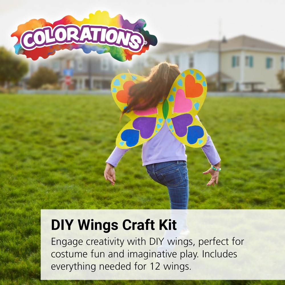 Colorations Flyaway Decorate Your Own Wings (Pack of 50)