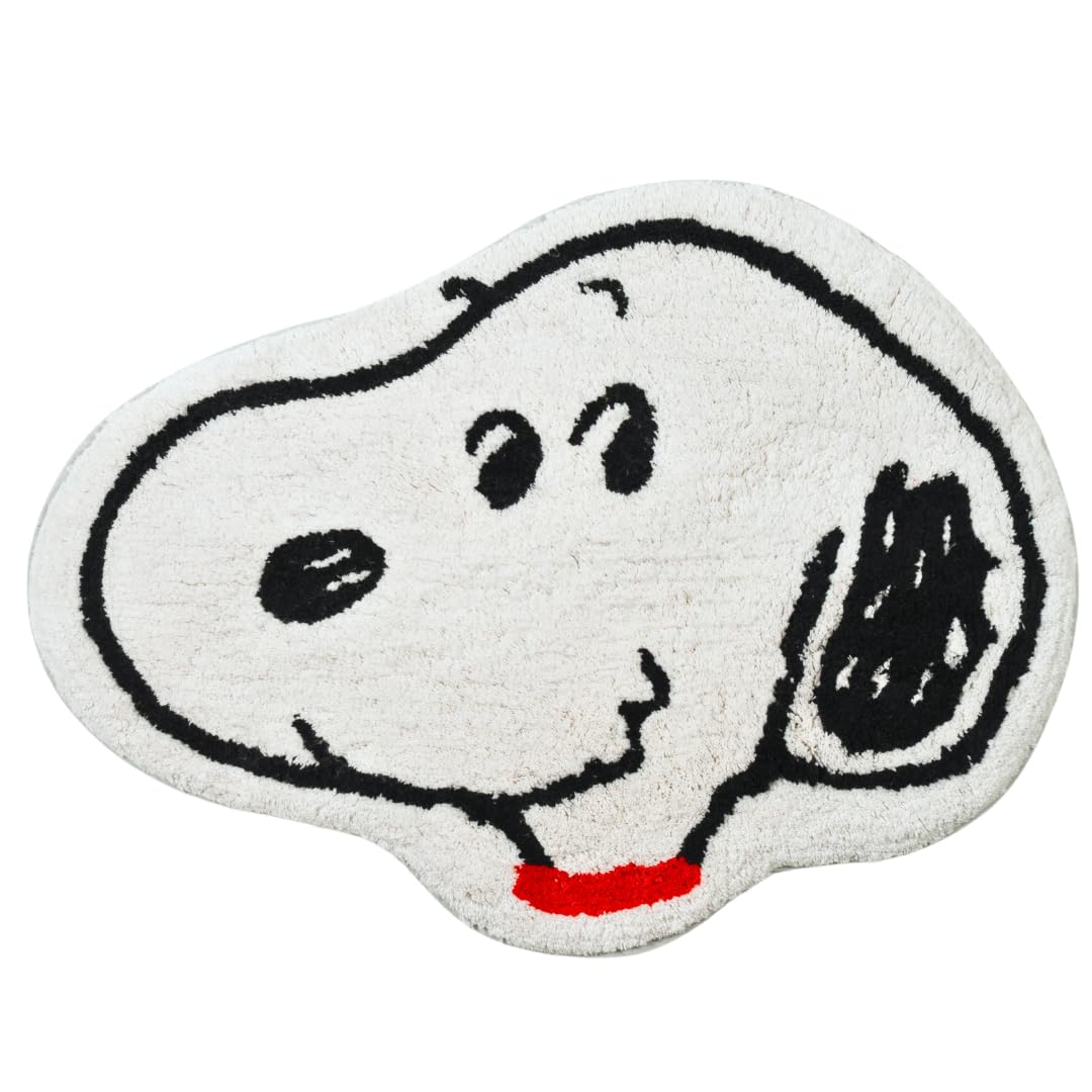 Collectibles Peanuts Snoopy 100% Cotton Non Slip Plush Bathroom Mat Rug (Officially Licensed Product) by Franco