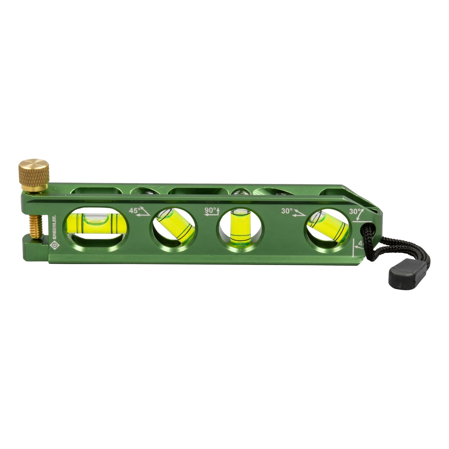 Greenlee L77 Mini Magnetic Bubble Level with Conduit Bending Offset Aid