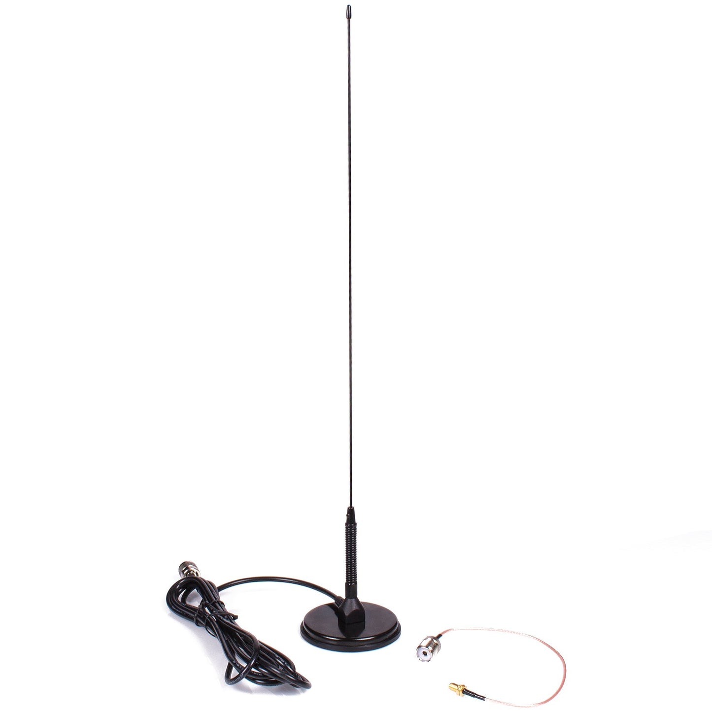 Authentic Genuine Nagoya UT-72 Super Loading Coil 20-Inch Magnetic Mount (Heavy Duty) VHF/UHF (144/430Mhz) Antenna PL-259, includes additional SMA Adaptor for BTECH and BaoFeng Handheld Radios