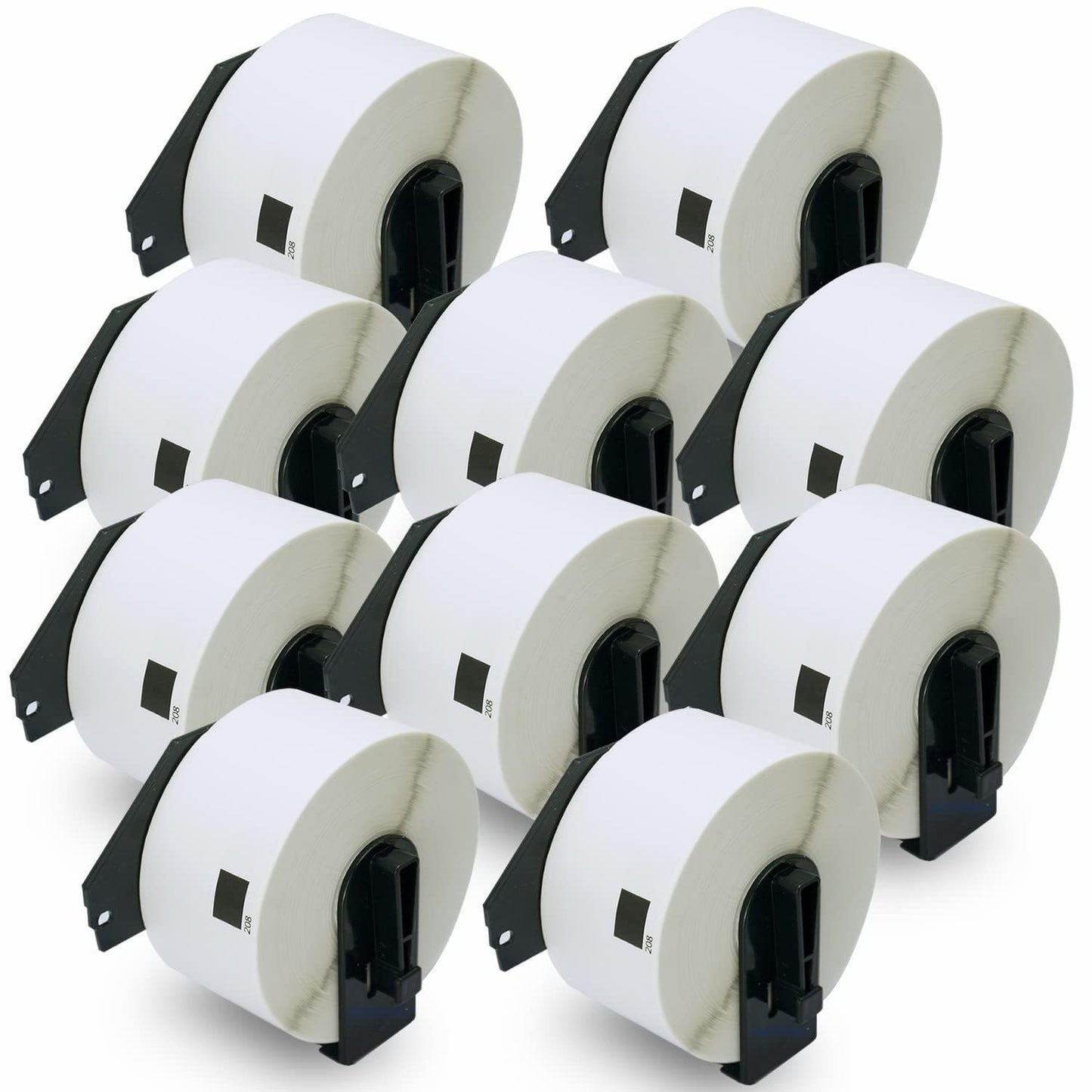 BETCKEY - Compatible Large Address Labels Replacement for Brother DK-1208 (1.4 in x 3.5 in), Use with Brother QL Label Printers [10 Rolls/4000 Labels]