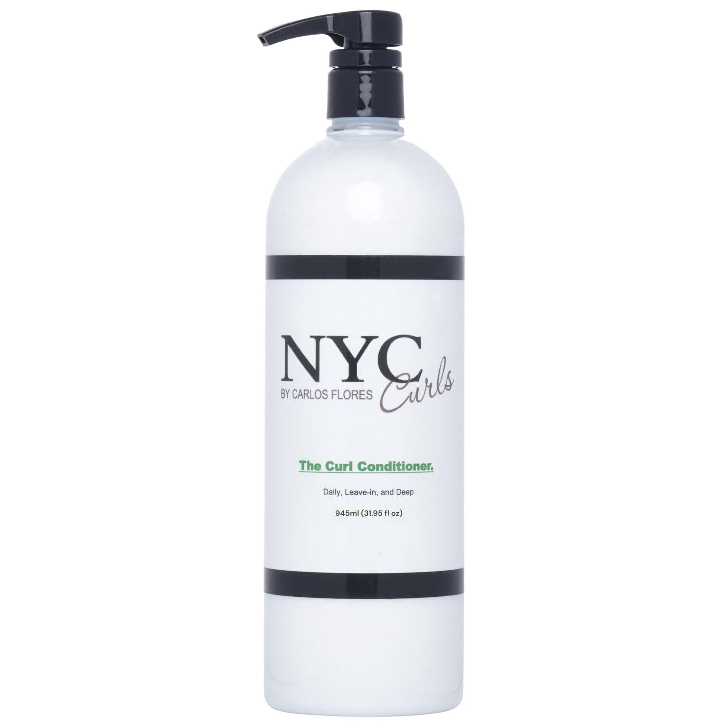NYC Curls The Curl Conditioner | Daily, Leave-in, & Deep Conditioner for Curly, Coily, & Wavy Hair | 3 products in one | Silicone Free & Vegan | 945ml / 31.95 FL OZ