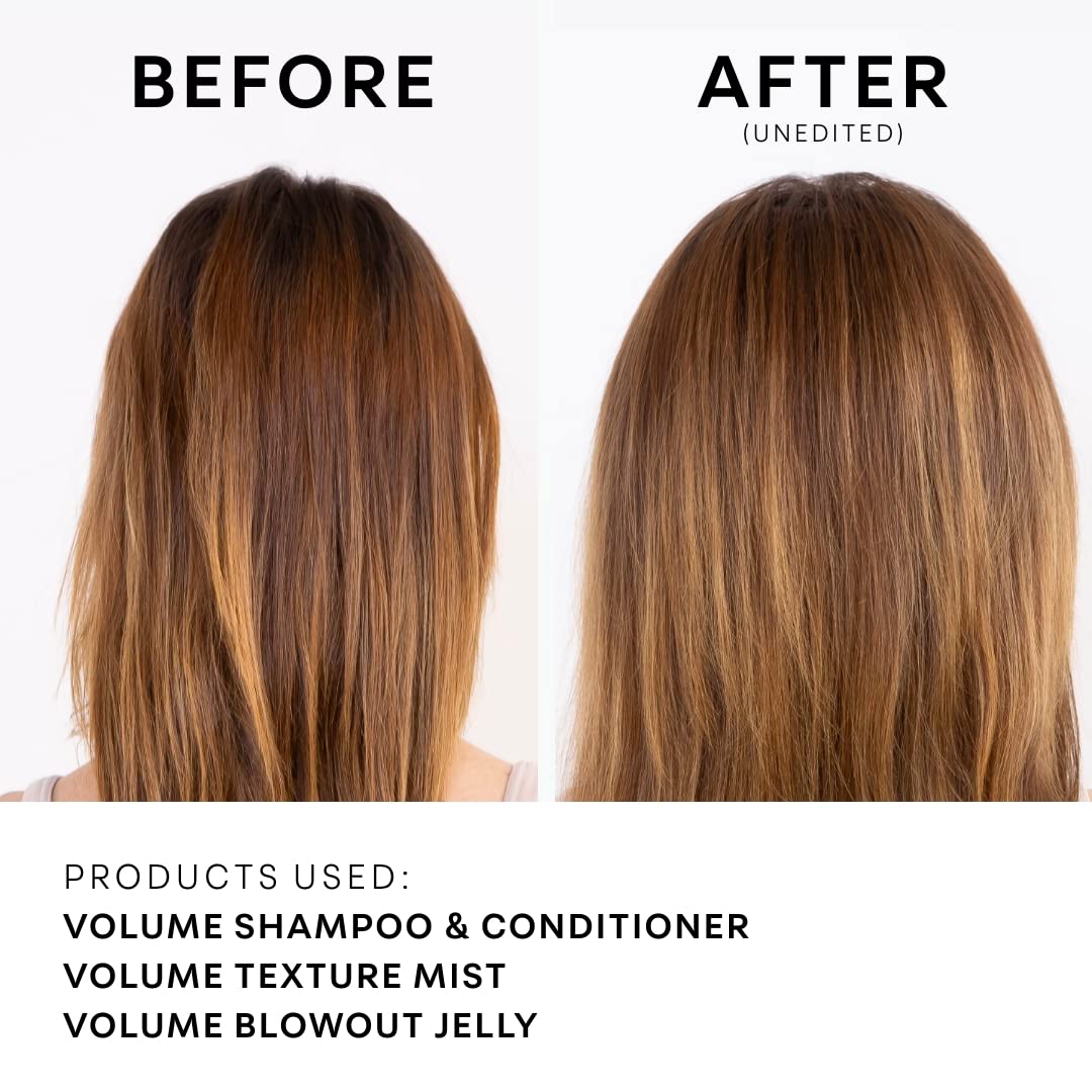 NATURELAB. TOKYO Perfect Volume Conditioner: Eco-Friendly Refill Pouch: Lightweight Hair Conditioner, Build Lift, and Body to Flat, Fine, or Limp Hair I 22.9 FL OZ / 680ml