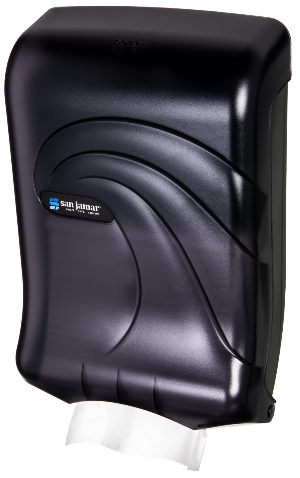 Ultrafold Multifold/C-Fold Towel Dispenser, Oceans, 11.75 X 6.25 X 18, Transparent Black Pearl