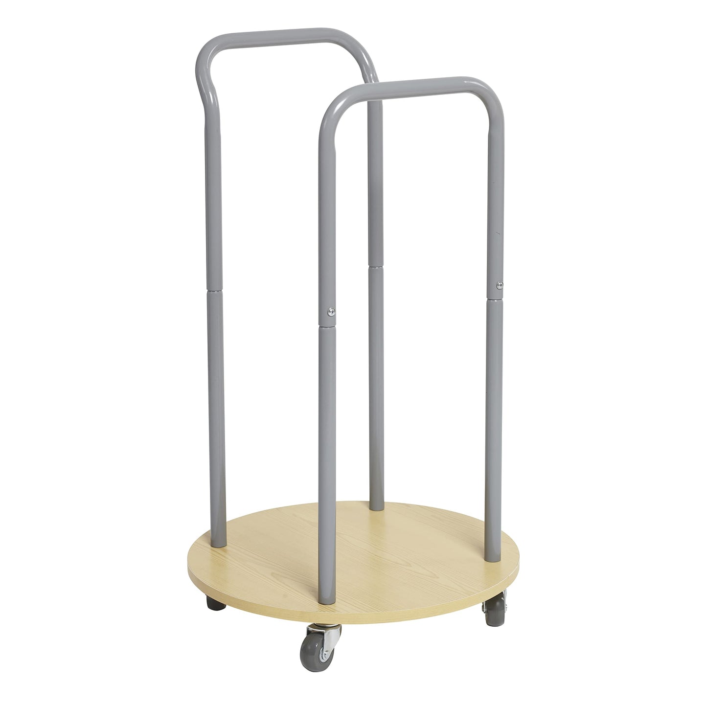 ECR4Kids Mobile Cushion Cart, Storage Trolley, Silver