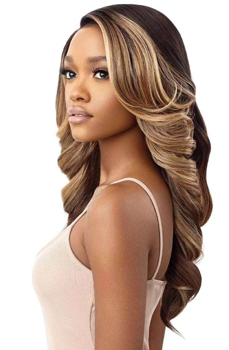 Outre Synthetic Melted Hairline HD Lace Front Wig - BEGONIA (DRFF CARAMEL MOCHA)