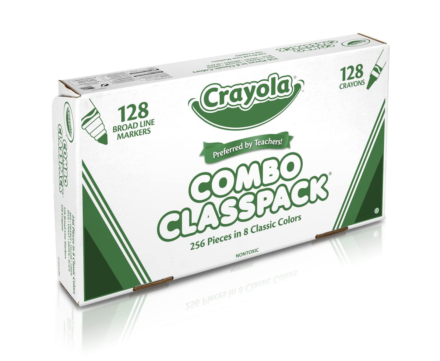 Crayola Crayons and Washable Markers Classpack (256ct), Bulk Back to School Supplies for Teachers, Essential Teacher Classroom Must Haves