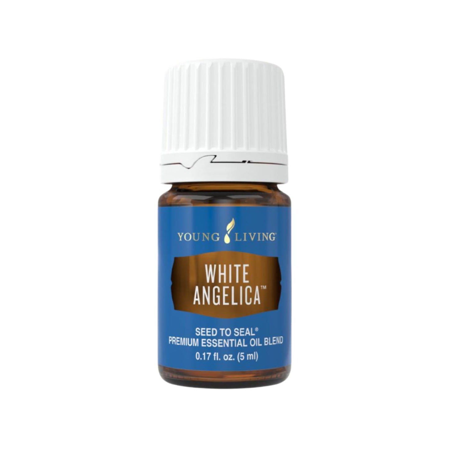 Young Living White Angelica 5ml | Aromatherapy Diffuser Essential Oil Blend | Sweet, Warm Aroma | Relaxation & Unwinding | Ideal for Skin | Perfect for Yoga or Meditation | Vegan-Friendly