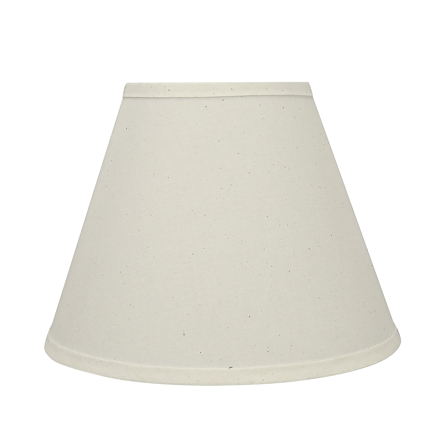 Aspen Creative 58876A Transitional Empire Shape Uno Construction Lamp Shade in Ivory, 6" Top x 12" Bottom x 9" Slant Height