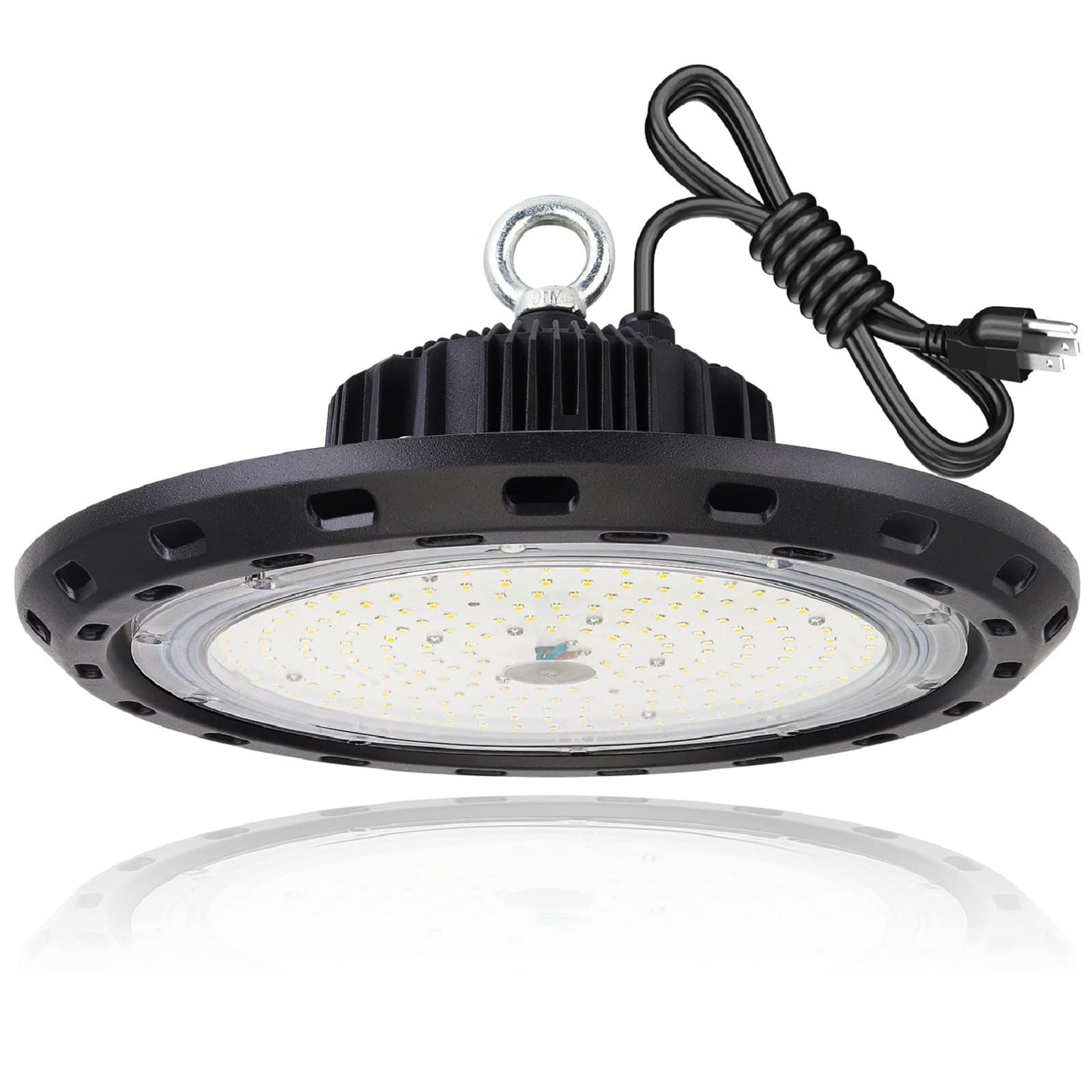 CHMLT LED High Bay Lights 150W 22500lm 5000K Eqv. to 600W HPS/MH, UFO Lights for Shop Warehouse Factory