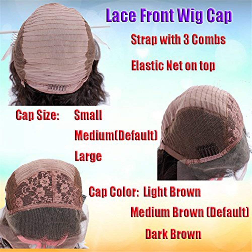 KRN Red Color Brazillian Virgin Human Hair Silky Straight 130% Density Lace Front Wigs Pre-Plucked Hairline Full Lace Wig with Baby Hair for Women (18 Inch, Lace Front Wig)