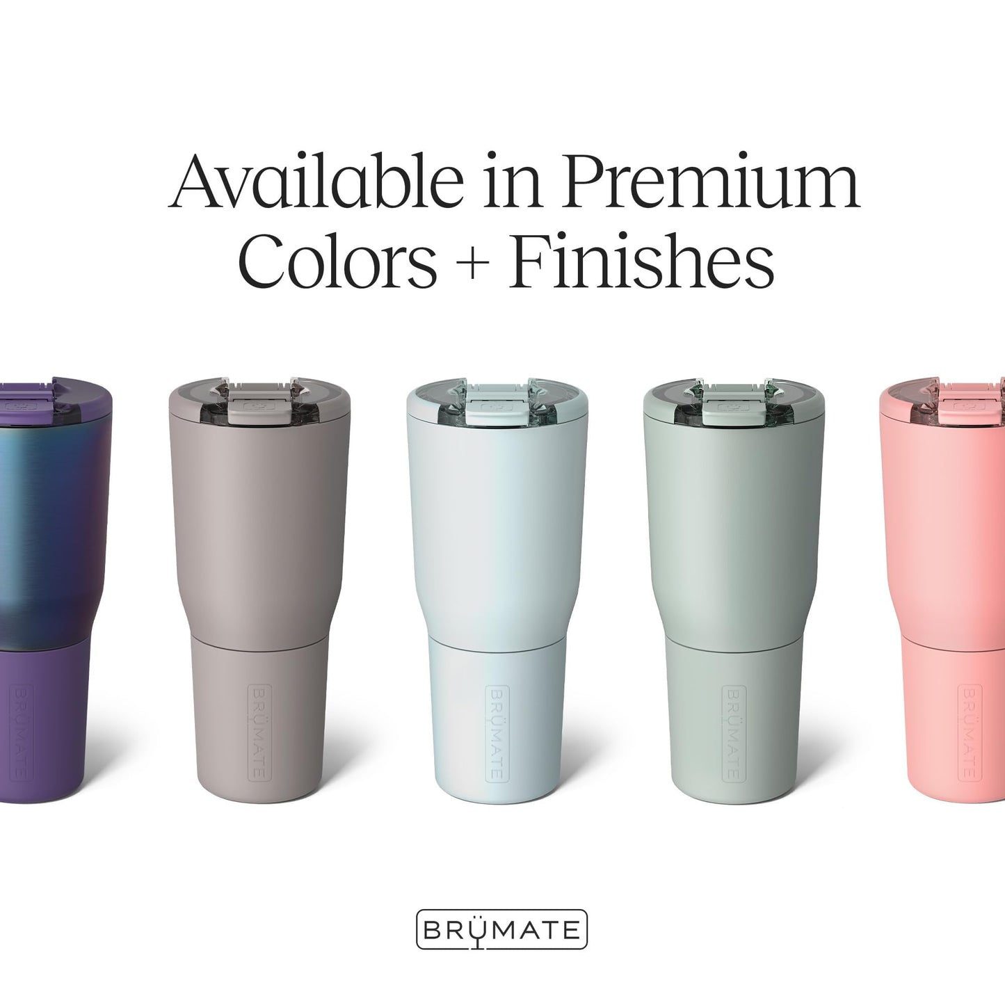 BrüMate Nav 35oz 100% Leak Proof Insulated Travel Tumbler with Magnetic BevLock™ Lid - Double Wall Cup-Holder Friendly Stainless Steel Mug (Dark Aura)