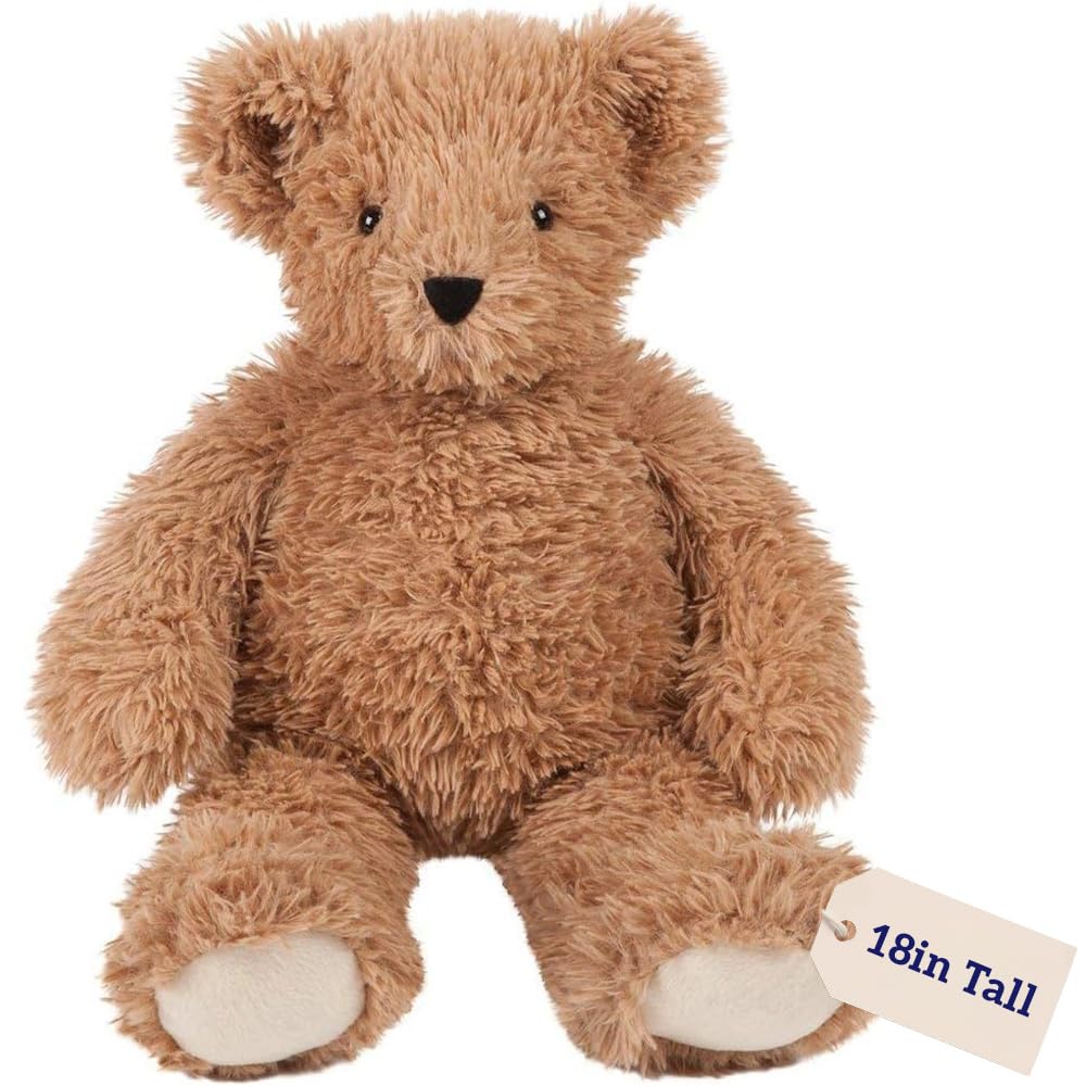 Vermont Teddy Bear Stuffed Animals - 18 Inch, Almond Brown, Super Soft