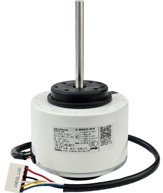 Air Conditioning Motor WZDK58-38G SIC-55CVL-F159-1 DC Brushless Motor, 310V 58W 1350r/min CCW Inverter Air Conditioner Brushless DC Motor for air Conditioner