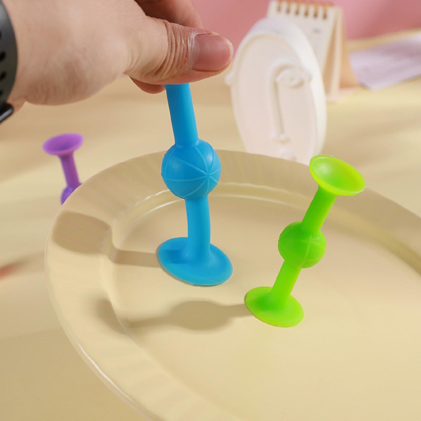 Suction Bath Toys for Baby, 47 Piece Starter Set Suction Cup Toys Preschool Sensory Fidget Toys for Toddlers 1-3 4-8 | No Hole Bath Toy | BPA Free Bath Toys (Large Size)