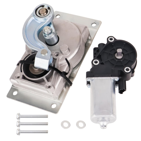 379160 RV Gear Box Linkage A with 676061 Step Motor Compatible with kwikee Electric Steps 22, 23, 28A, 30, 32, 33, 34, 35, 36, 38 and 40 Series. Replace 379147 379160 366043 1101428 676061 2141001